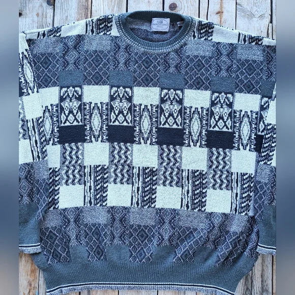 vintage '70s Pronto Uomo knit sweatermen's size Large